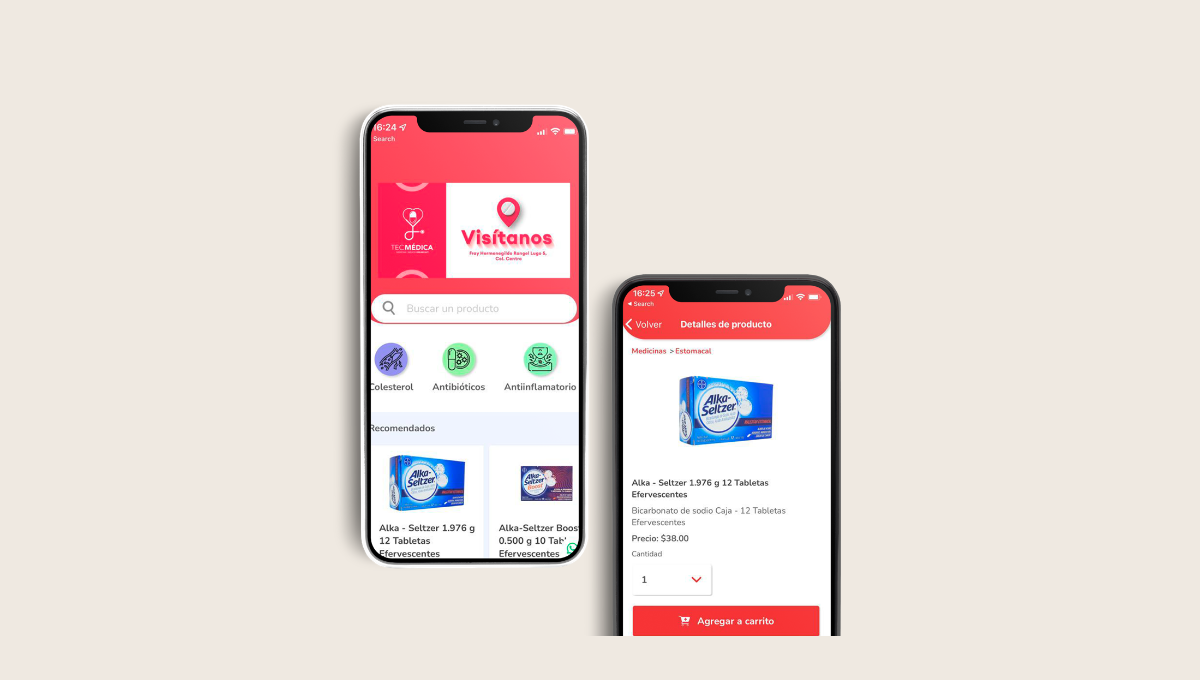 App móvil de salud digital con videoconsultas para TECMEDICA